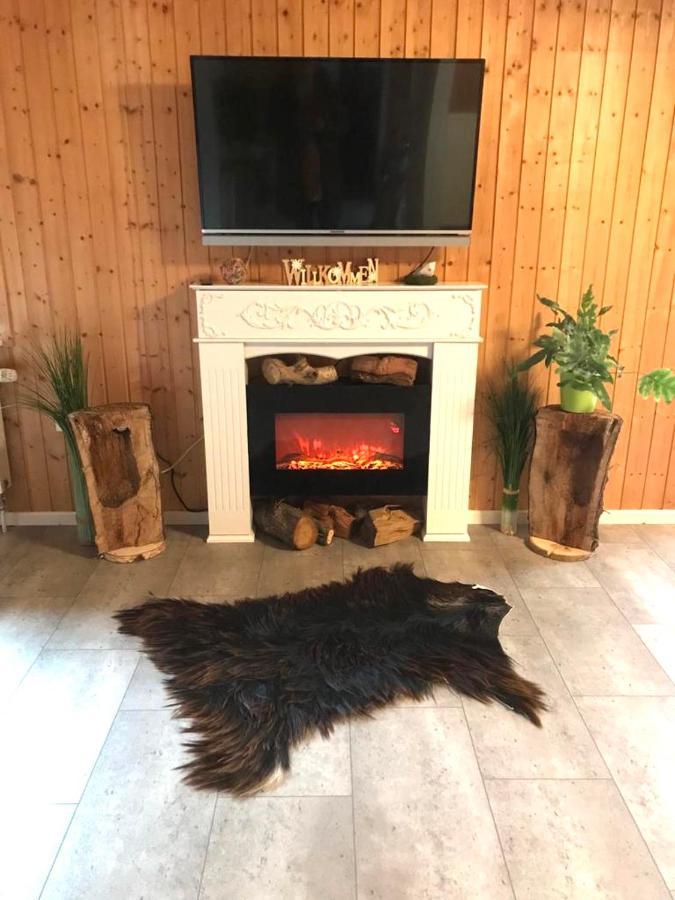 Kranich-Holzferienhaus 'Kleine Auszeit' Rehden Eksteriør billede