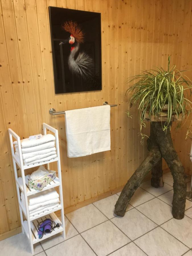 Kranich-Holzferienhaus 'Kleine Auszeit' Rehden Eksteriør billede