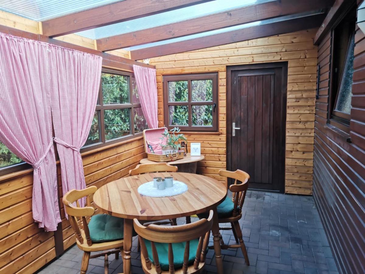 Kranich-Holzferienhaus 'Kleine Auszeit' Rehden Eksteriør billede